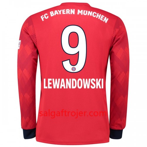 FC Bayern München Fodboldtrøjer Lewandowski 9 Hjemmebanesæt 2018/19 Langærmet FC Bayern München Fodboldtrøjer Lewandowski 9 Hjemmebanesæt 2018/19 Langærmet